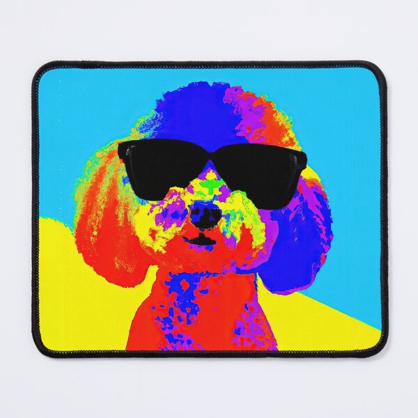 Item preview, Poodle in style of an Andy Warhol print designed and sold by AIK9Artwork.