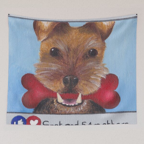 Item preview, Welsh Terrier Instagram selfie designed and sold by sarahkeenan.