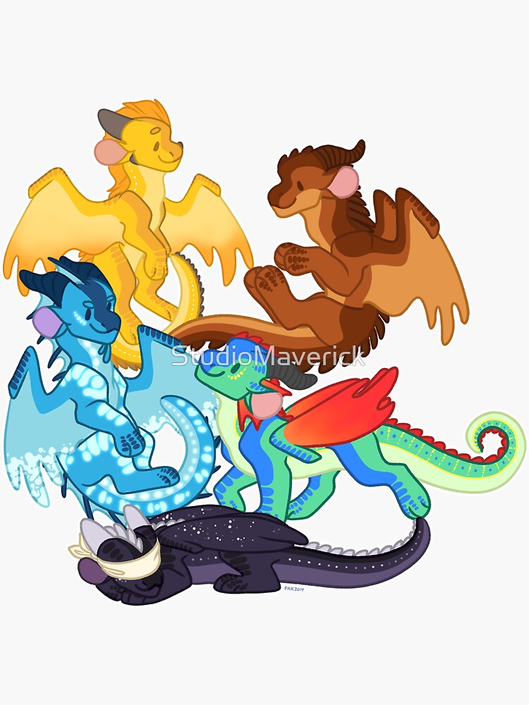 Dragonets of Destiny - WOF Wings of Fire Sticker