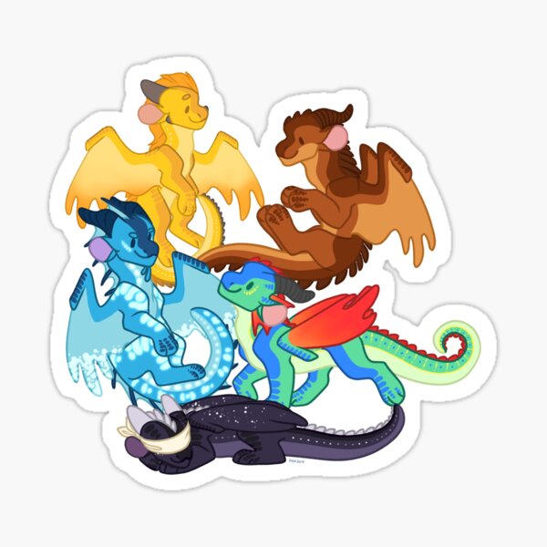 Dragonets of Destiny - WOF Wings of Fire Sticker