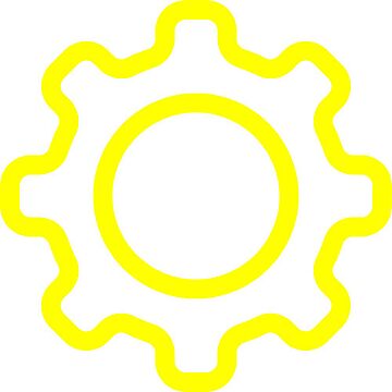 Vorschaubild zum Design GEAR WHEEL (YELLOW) von Top10Designs