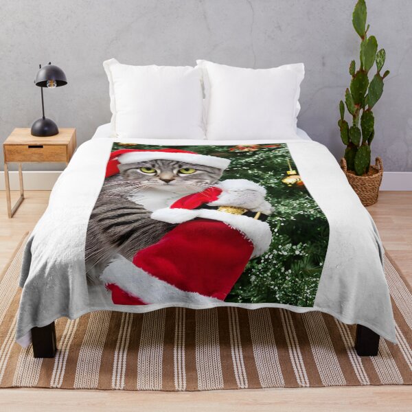 Item preview, Santa Cat Claus 2023 Sticker designed and sold by SociableAnimals.