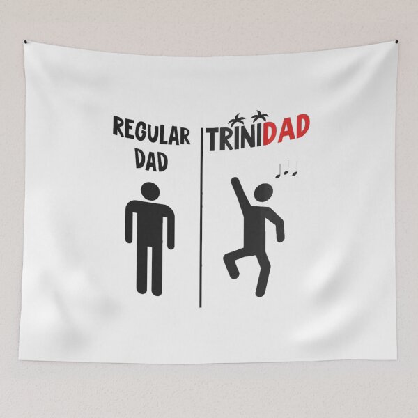 Item preview, Regular Dad Trinidad Funny Father Art Caribbean Party Music  designed and sold by MindChirp.