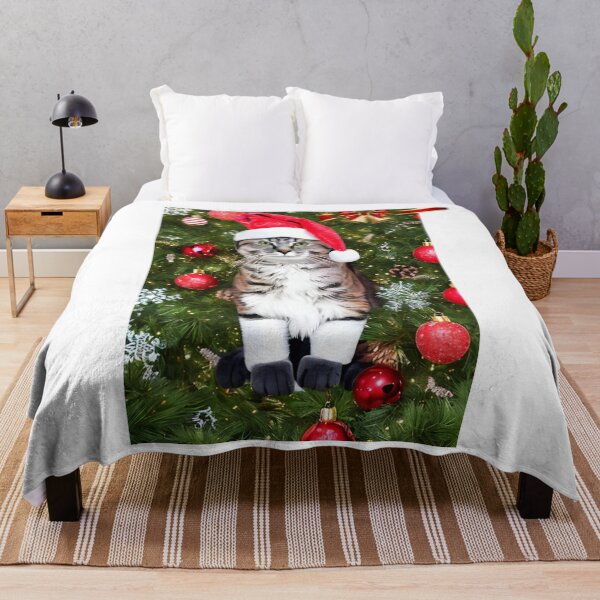 Item preview, Santa Cat Claus 2023 Sticker designed and sold by SociableAnimals.
