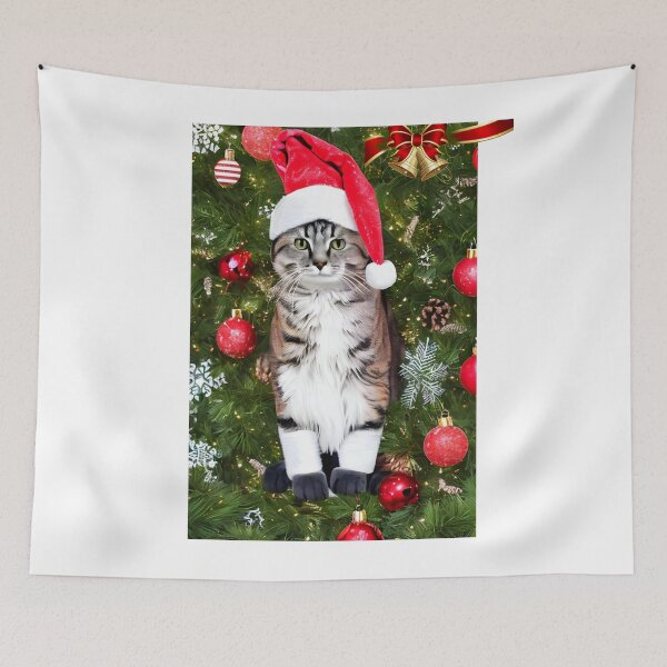 Item preview,  Santa Cat Claus 2023 Sticker designed and sold by SociableAnimals.