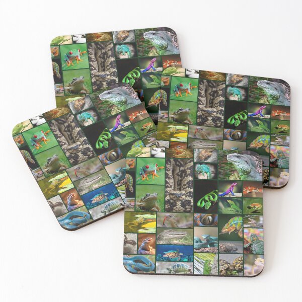 Item preview, Reptile Pattern Photo Collage designed and sold by sweetbelle.