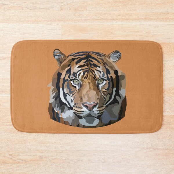 Item preview, Tigre de bengala dibujado a mano arte digital designed and sold by Lartheviking.