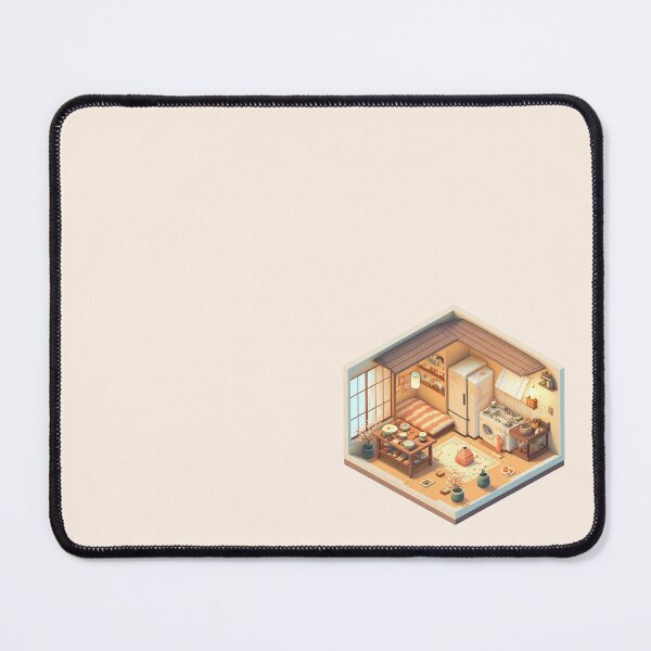 Item preview, Japanese One Bedroom, Isometric Room designed and sold by Slice-Of.