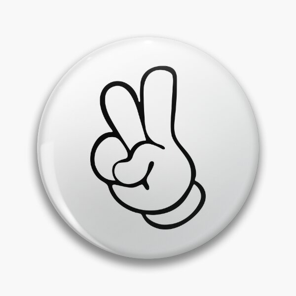 Item preview, Mickey Hand Peace Sign designed and sold by The-Good-Art.
