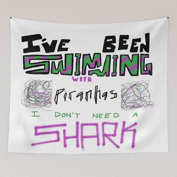Item preview, I Don't Need a Shark designed and sold by AddyCats.
