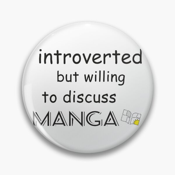 Item preview, introverted but willing to discuss manga designed and sold by saidox.