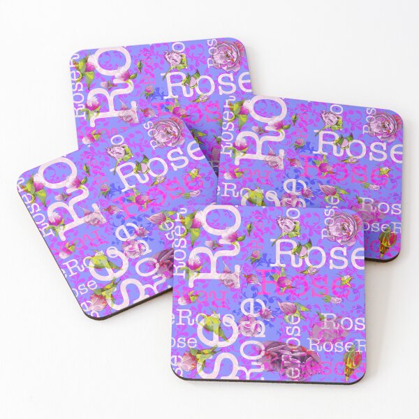 Item preview, Rose text lilac designed and sold by PurpleSandpiper.