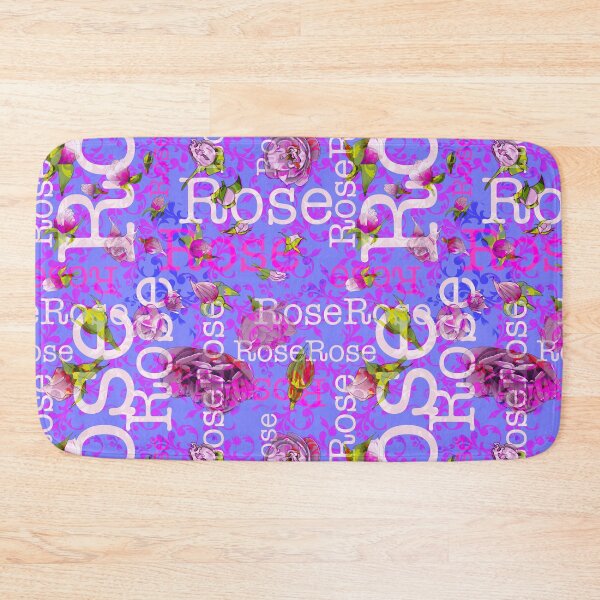 Item preview, Rose text lilac designed and sold by PurpleSandpiper.