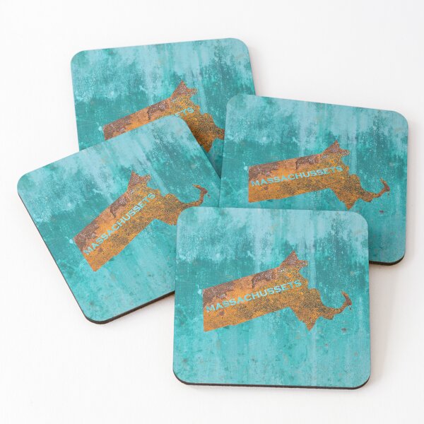 Item preview, Massachusetts Rust on Teal designed and sold by Elisabeth Lucas.
