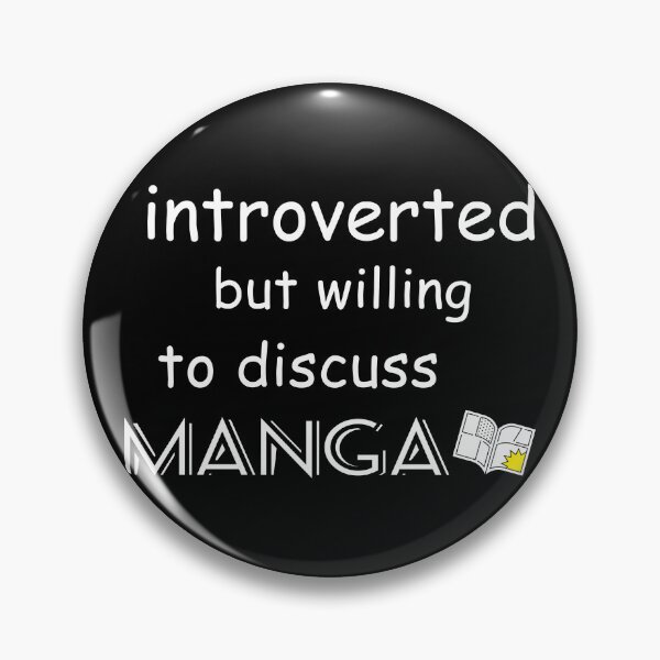 Item preview, introverted but willing to discuss manga designed and sold by saidox.