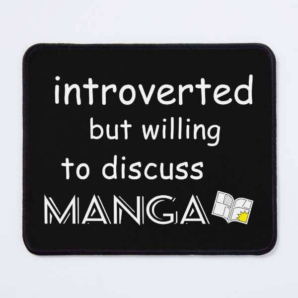 Item preview, introverted but willing to discuss manga designed and sold by saidox.