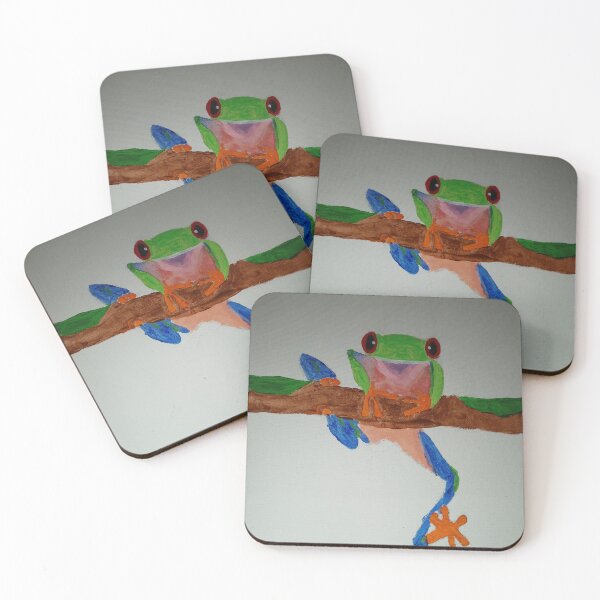 Item preview, Cute frog hanging on branch designed and sold by WildNature129.