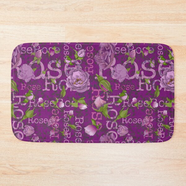 Item preview, Rose text deep pink designed and sold by PurpleSandpiper.