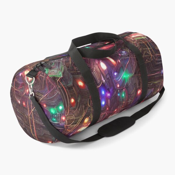 Item preview, Cyberpunk Christmas lights - Seamless Pattern designed and sold by Chubuter.