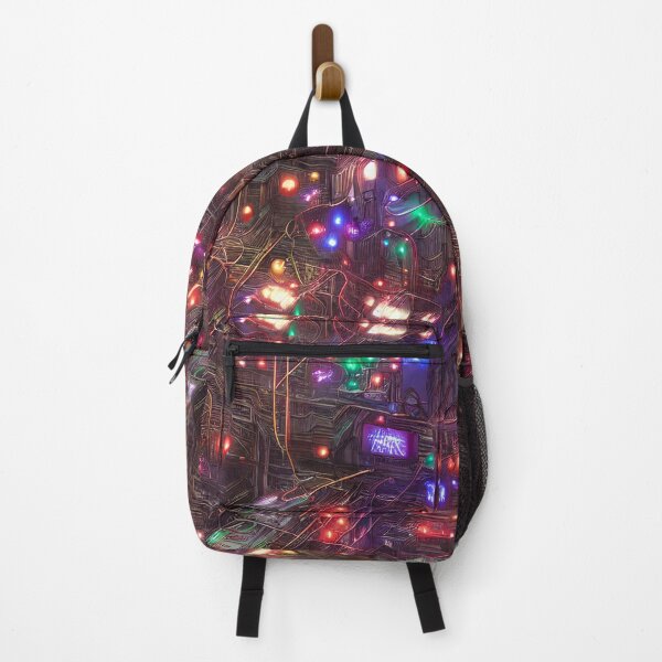 Item preview, Cyberpunk Christmas lights - Seamless Pattern designed and sold by Chubuter.