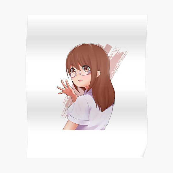 Kyoukai No Kanata Image - Anime Girl Glasses Reading Transparent PNG -  500x494 - Free Download on NicePNG