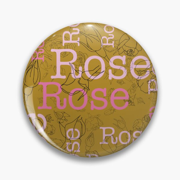 Item preview, Rose text umber designed and sold by PurpleSandpiper.