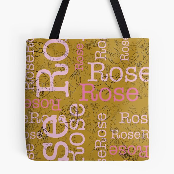 Item preview, Rose text umber designed and sold by PurpleSandpiper.