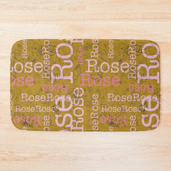 Item preview, Rose text umber designed and sold by PurpleSandpiper.