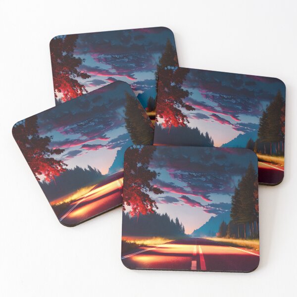 Item preview, Dark night fantasy landscape designed and sold by ElLocoMus.