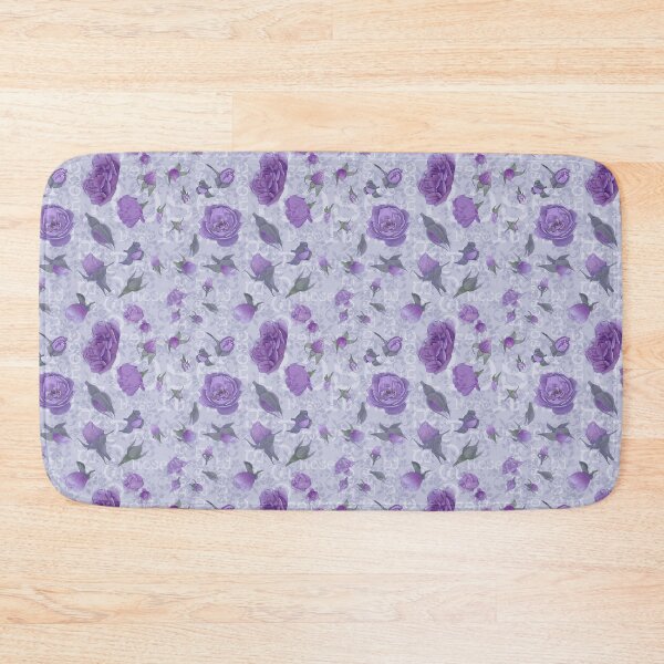 Item preview, Rose text grey and lilac designed and sold by PurpleSandpiper.