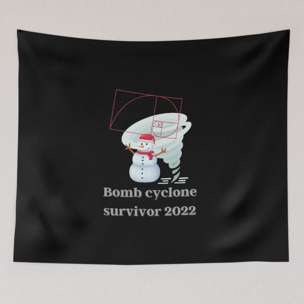 Item preview, Bomb cyclone survivor 2022 snowman design designed and sold by t1n3333.