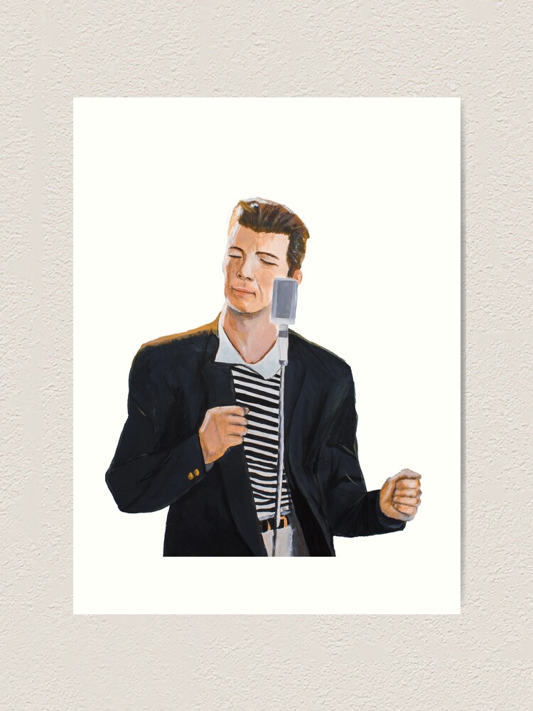 Rick Astley portrait Rickrolling rick-roll Never Gonna Give You Up Painting  by Argo - Fine Art America