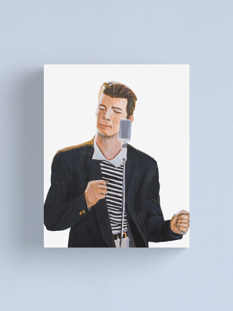 Rick Roll URL Canvas Print for Sale by cwarje