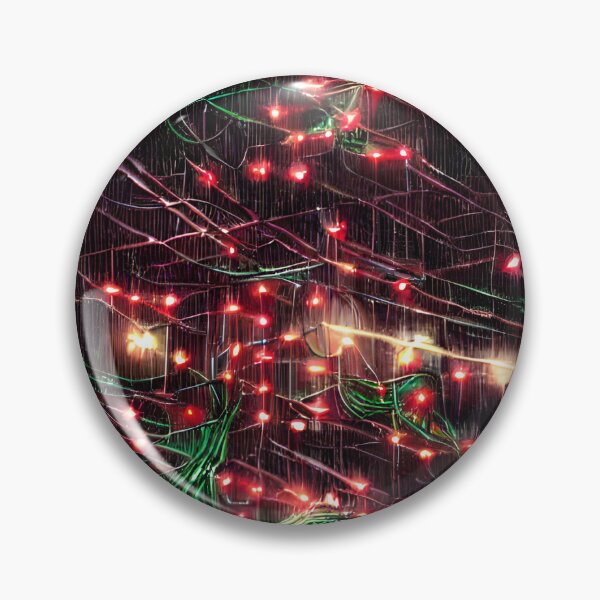 Item preview, Christmas Lights Sky - Seamless Pattern designed and sold by Chubuter.