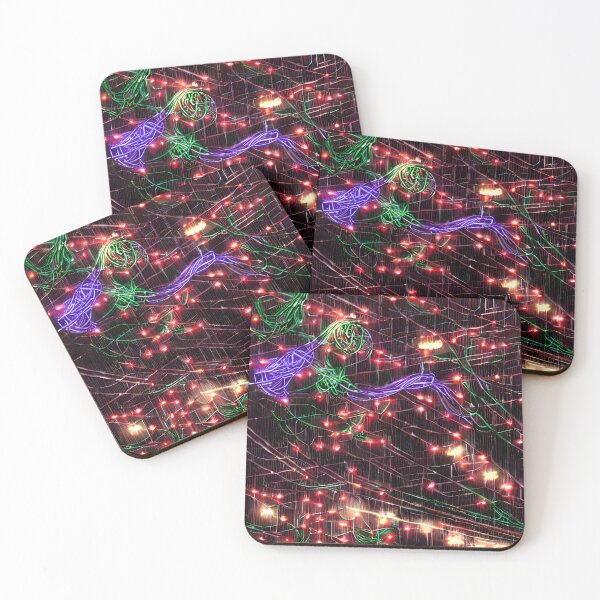 Item preview, Christmas Lights Sky - Seamless Pattern designed and sold by Chubuter.