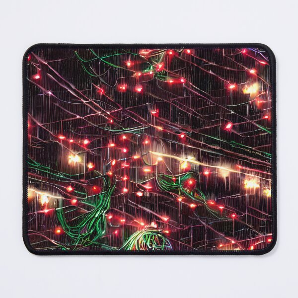 Item preview, Christmas Lights Sky - Seamless Pattern designed and sold by Chubuter.