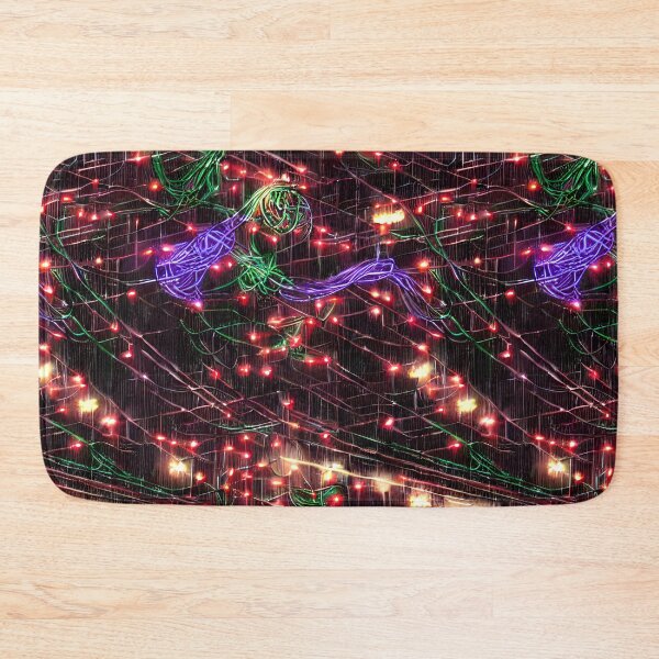 Item preview, Christmas Lights Sky - Seamless Pattern designed and sold by Chubuter.