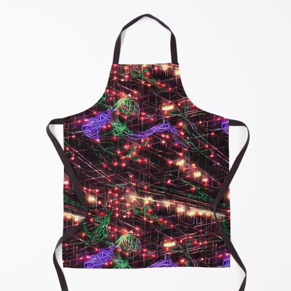 Item preview, Christmas Lights Sky - Seamless Pattern designed and sold by Chubuter.