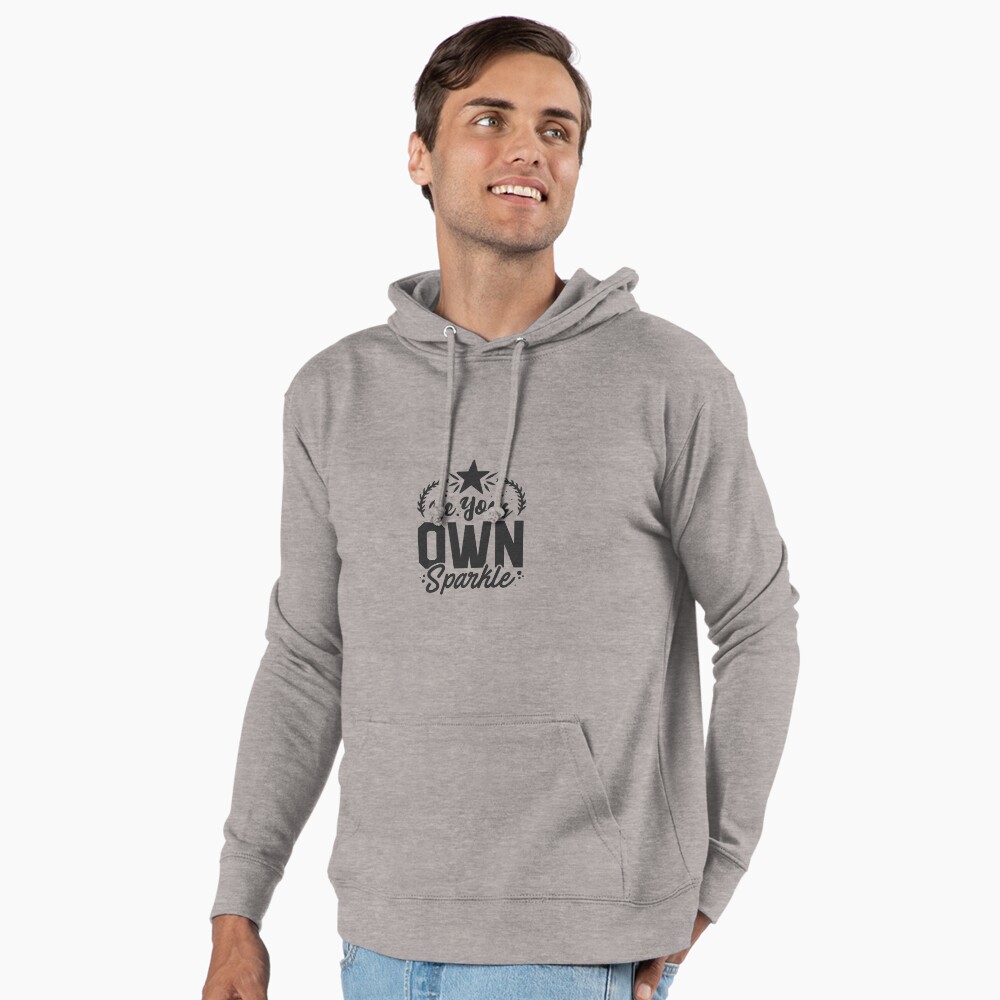 Be Your Own Sparkle Lightweight Hoodie - programmer humor design by HackerLooks