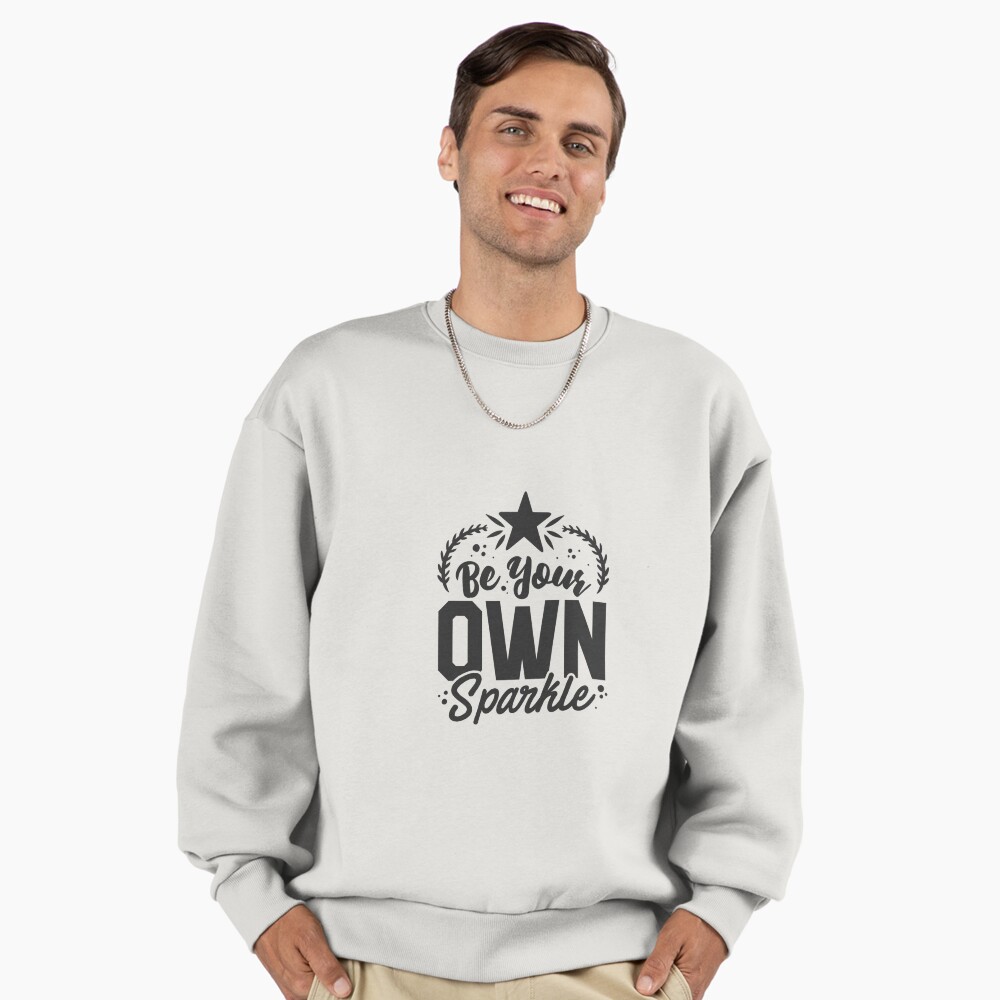 Be Your Own Sparkle Premium Oversized Sweatshirt - programmer humor design by HackerLooks