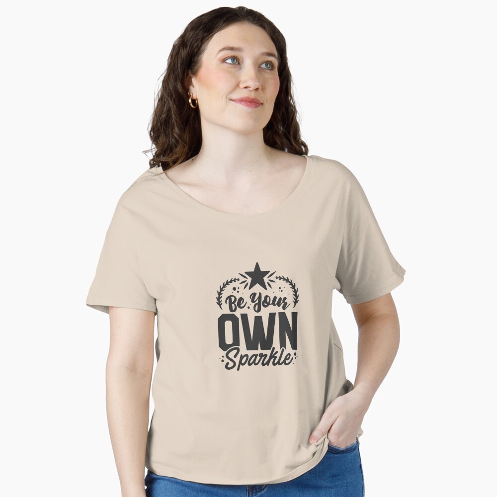 Be Your Own Sparkle Relaxed Fit T-Shirt - programmer humor design by HackerLooks