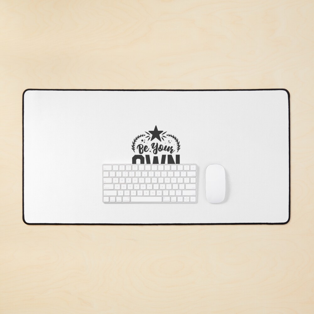 Be Your Own Sparkle Desk Mat - programmer humor design by HackerLooks