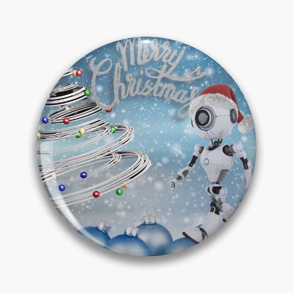 Artikelvorschau, Roboter Weihnachten entworfen und verkauft von Edenglow Prints & Peculiars.