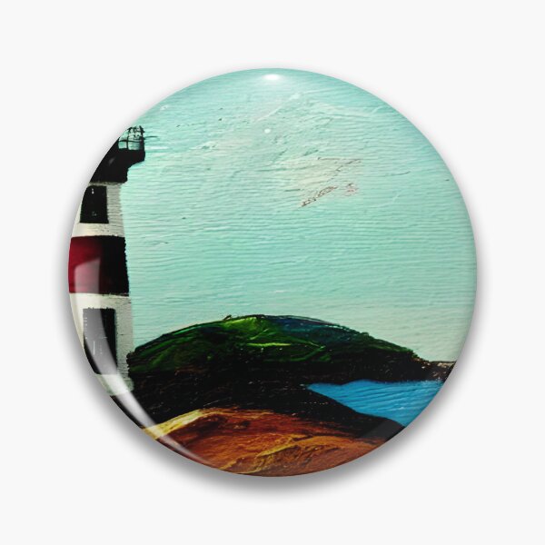 Item preview, Lighthouse Art, Impasto Art, California Lighthouse Art designed and sold by viewgraphics.