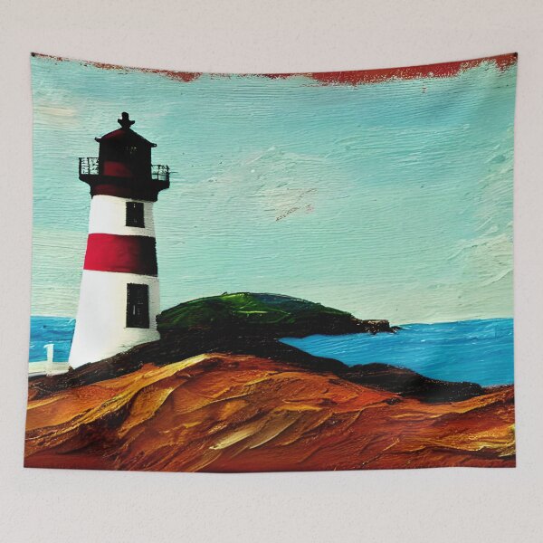 Item preview, Lighthouse Art, Impasto Art, California Lighthouse Art designed and sold by viewgraphics.