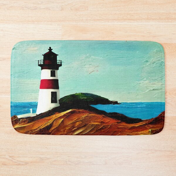 Item preview, Lighthouse Art, Impasto Art, California Lighthouse Art designed and sold by viewgraphics.