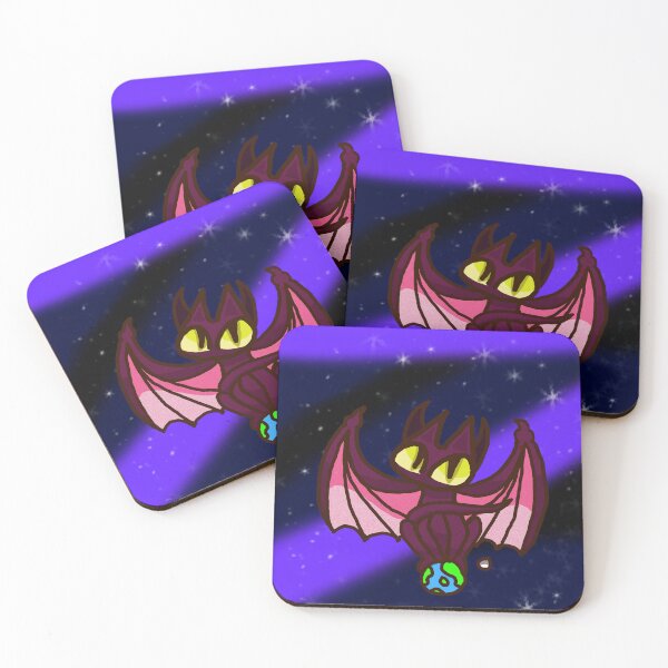 Item preview, A cute red cat dragon perching on earth designed and sold by EloraGirl.