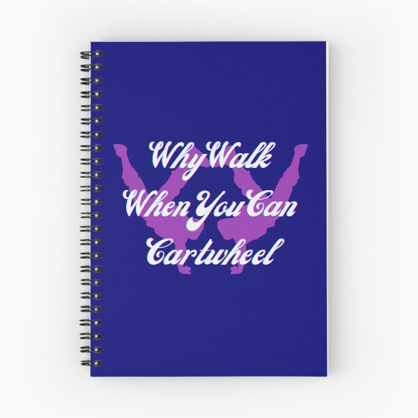 Item preview, Why Walk When You Can Cartwheel - Purple designed and sold by MedHance.