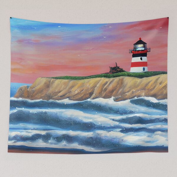 Item preview, Lighthouse Art, Impasto Art, California Lighthouse Art designed and sold by viewgraphics.