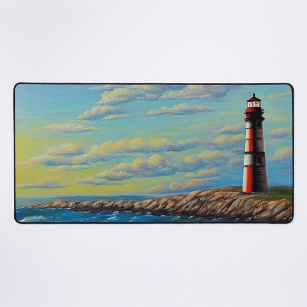 Item preview, Lighthouse Art, Impasto Art, California Lighthouse Art designed and sold by viewgraphics.